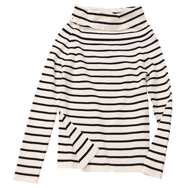 Γυναικεία ριγέ μπλούζα με μακριά μανίκια σε τέσσερα χρώματα