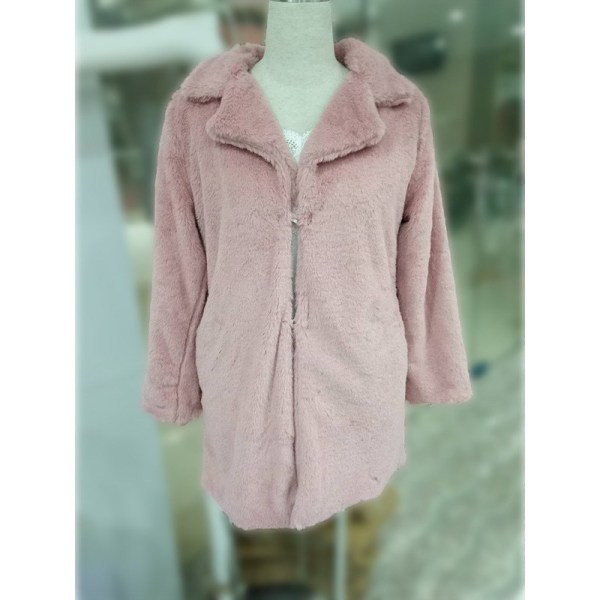 Modern női hosszú kabát zsebekkel, négy színben