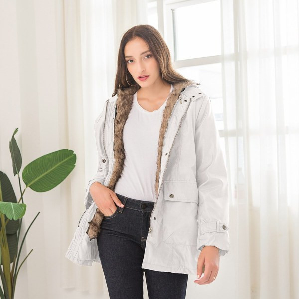 Jachetă lungă casual de damă, cu căptușeală moale și buzunare în alb, negru și verde