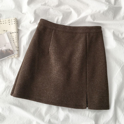 Lezser női szoknya három színben, magas derékkal és cipzárral