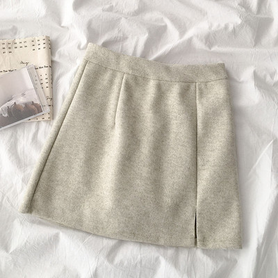 Lezser női szoknya három színben, magas derékkal és cipzárral