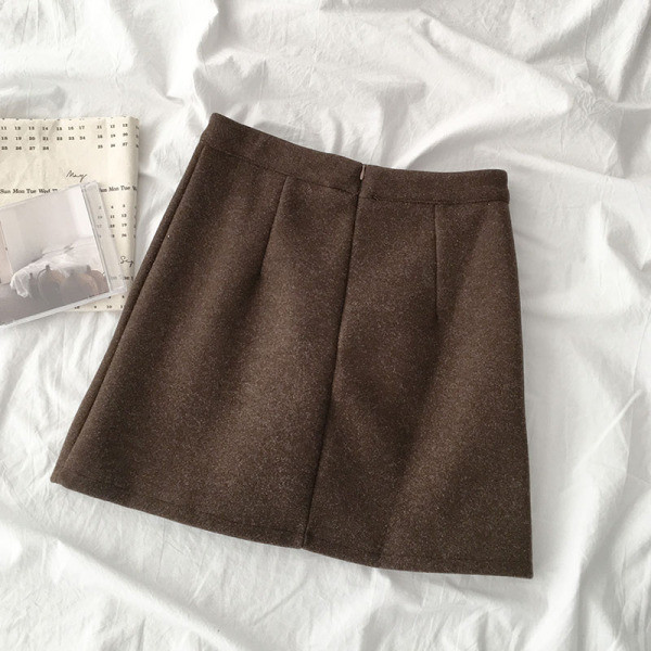 Lezser női szoknya három színben, magas derékkal és cipzárral