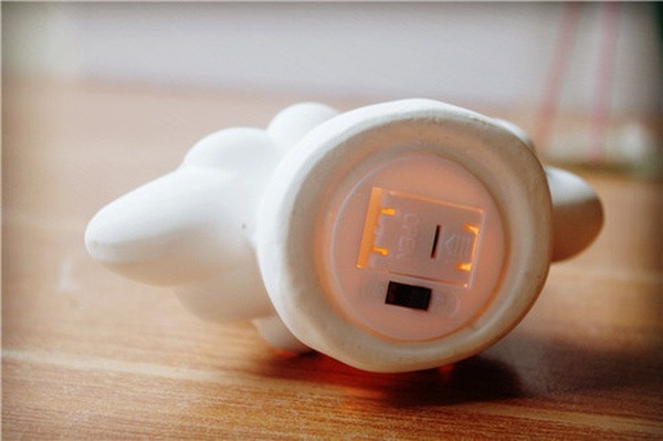 Dekoratív kerámia karácsonyfa fehér színű LED világítással