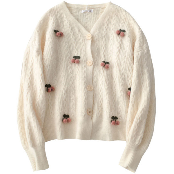 Női mellény két színben V-nyakú és 3D elemekkel