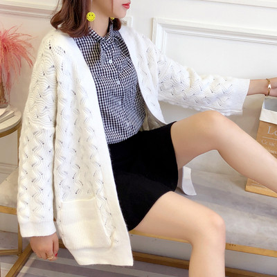 Καθημερινή γυναικεία ζακέτα με τσέπες σε διάφορα χρώματα