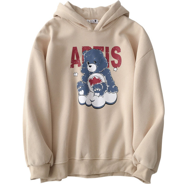 Női napi pulóver két színben, rátéttel és kapucnival