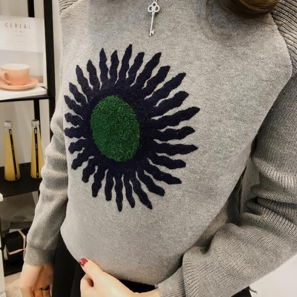 Női alkalmi blúz színes applikációkkal több színben