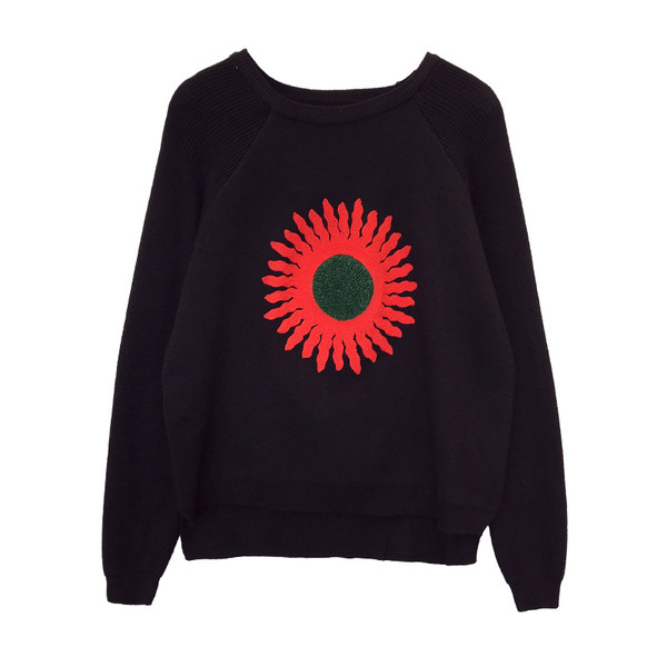 Női alkalmi blúz színes applikációkkal több színben