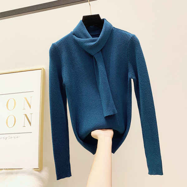 Μοντέρνο γυναικείο πουλόβερ σε τέσσερα χρώματα