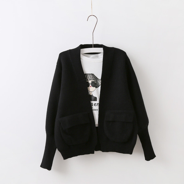 Alkalmi női kardigán rövid modellzsebekkel, többféle színben