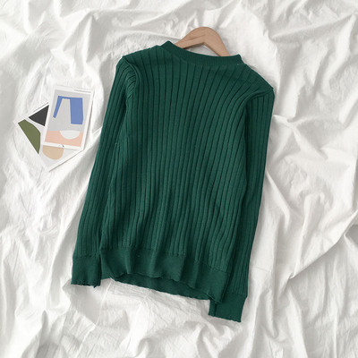 Alkalmi női pulóver ovális nyakkivágással és puha béléssel, különböző színekben