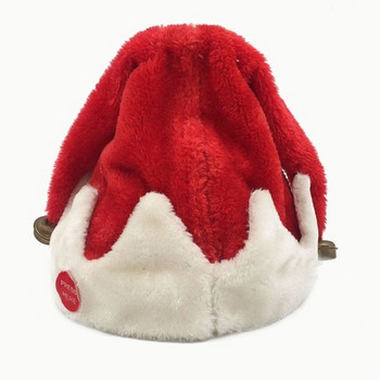 Éneklő és táncoló plüss karácsonyi sapka