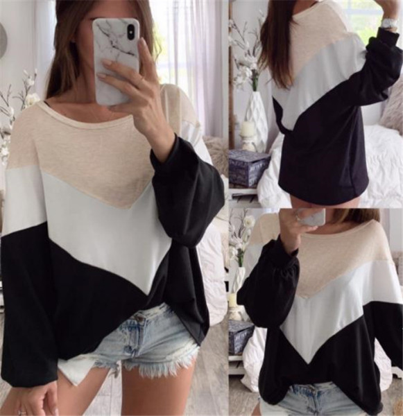 Modern női széles pulóver ovális nyakkivágással és hosszú ujjakkal