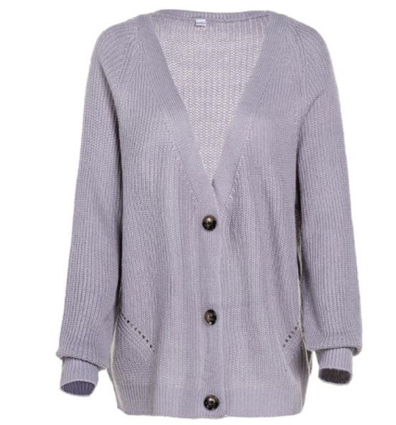 Női alkalmi mellény, gombokkal és spitz nyakkivágással szürke és fehér színben