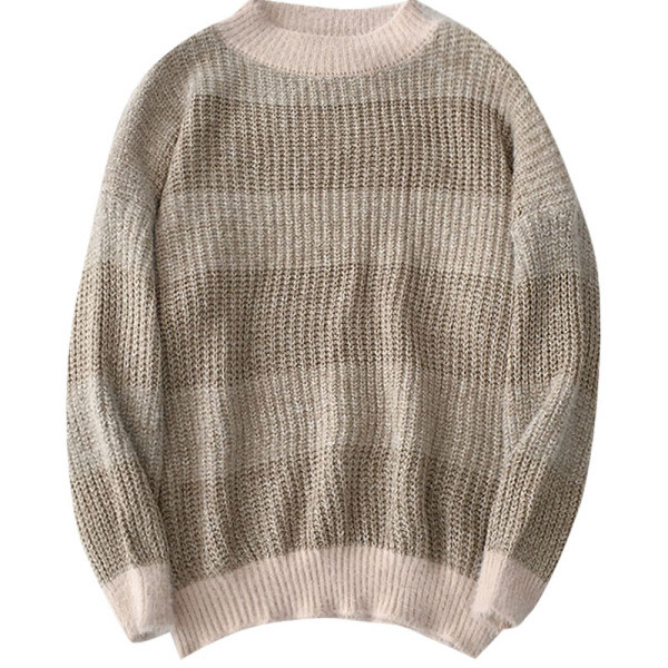 Női alkalmi pulóver három színben széles modell