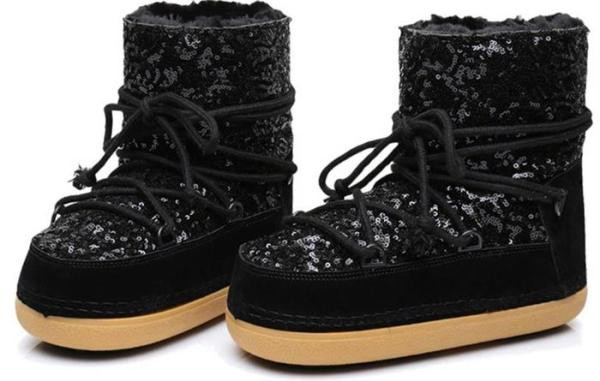 Alkalmi női csizma flitterekkel és fűzős szürke és fekete színben