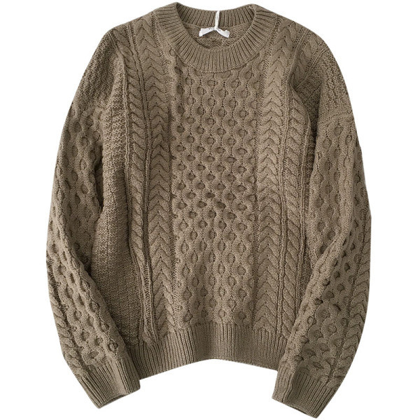 Női alkalmi pulóver ovális nyakkivágással, két színben