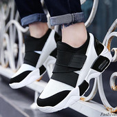 Alkalmi férfi tornacipő légpárnával és vastag talppal, három színben