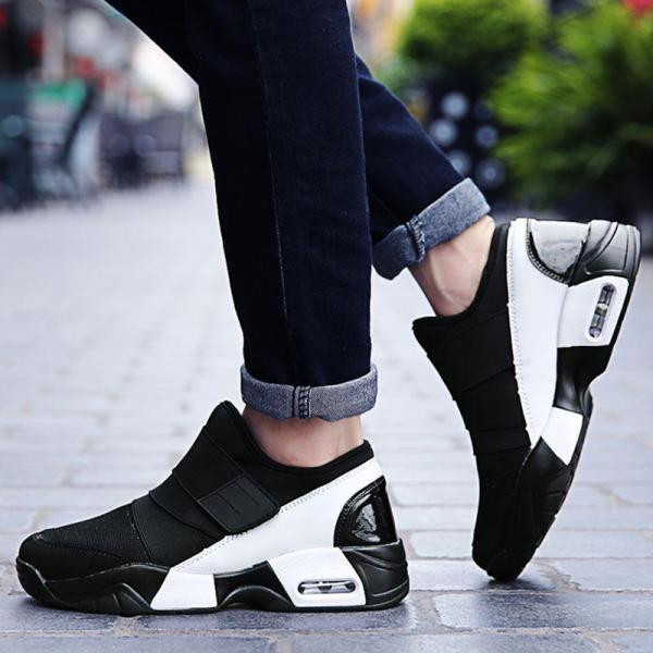 Alkalmi férfi tornacipő légpárnával és vastag talppal, három színben