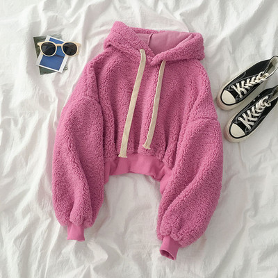 Napi női pulóver három színben kapucnival és nyakkendővel