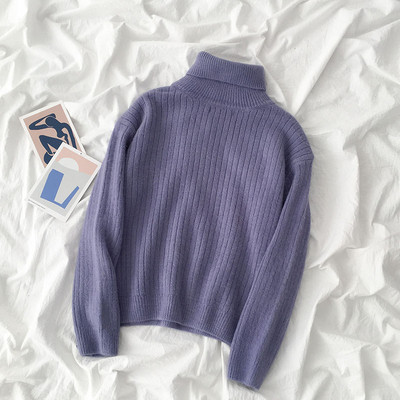 Κομψή γυναικεία μπλούζα με κολάρο σε δύο χρώματα