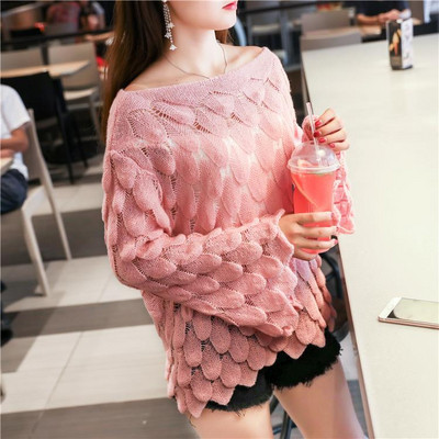 Γυναικεία μοντέρνα μπλούζα με μανίκια λωτού σε διάφορα χρώματα