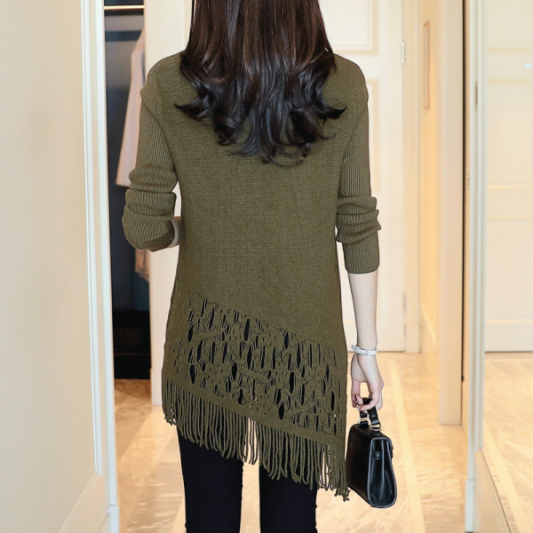 Modern női blúz, hosszú és aszimmetrikus modell