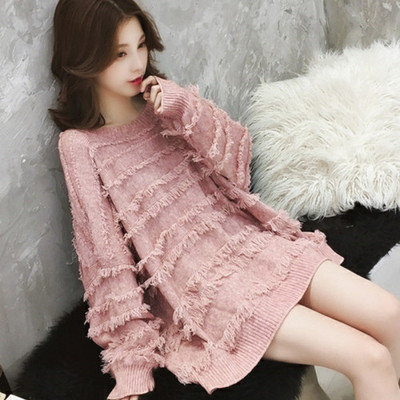 Női modern pulóver széles modell több színben