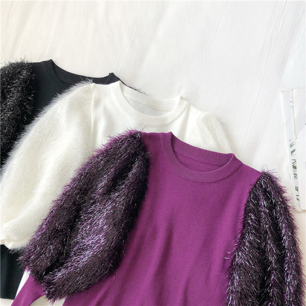 Új modell női blúz három színben ovális nyakkivágással