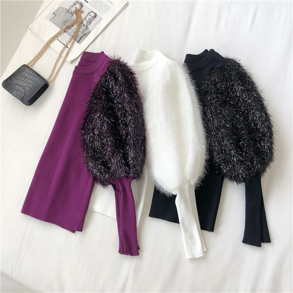 Új modell női blúz három színben ovális nyakkivágással