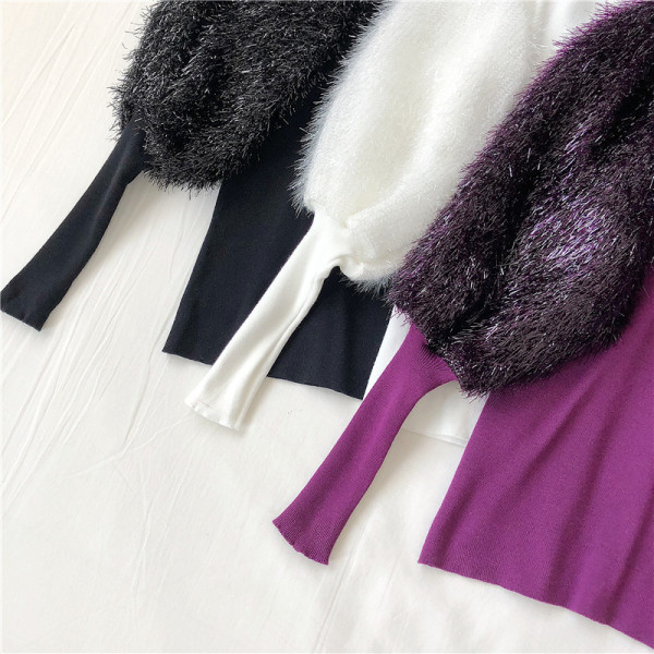 Új modell női blúz három színben ovális nyakkivágással