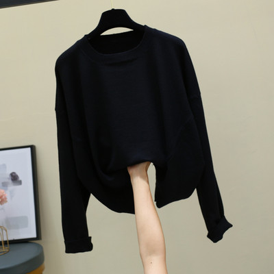 Καθημερινή γυναικεία μπλούζα με στρογγυλό λαιμόκοψη σε διάφορα χρώματα