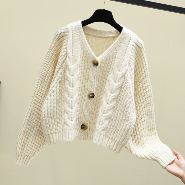 Γυναικεία casual ζακέτα  με λαιμόκοψη σε διάφορα χρώματα