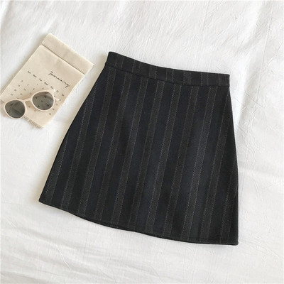 Aktuális női szoknya magas derékkal, cipzárral három színben