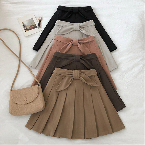 Μοντέρνα γυναικεία φούστα  σε πέντε χρώματα κομμένα μοτίβο