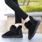 Alkalmi női csizma puha béléssel, szürke és fekete színben