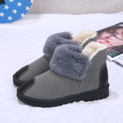 Alkalmi női csizma puha béléssel, szürke és fekete színben