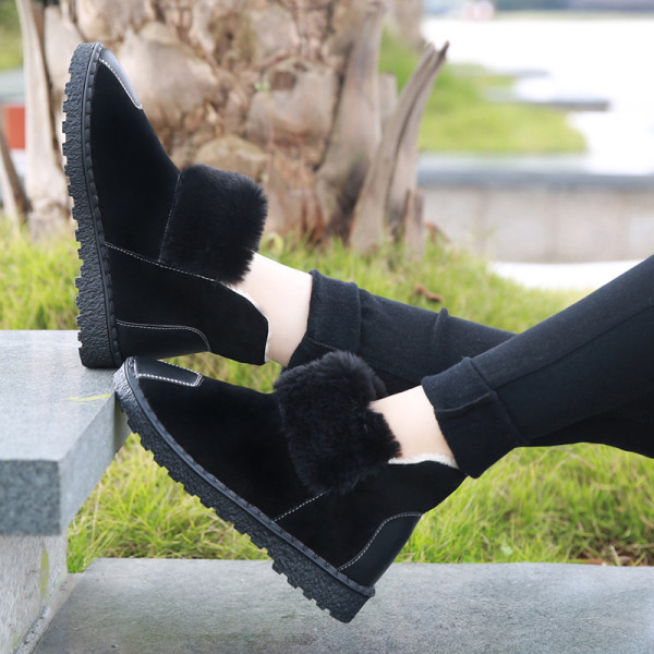 Alkalmi női csizma puha béléssel, szürke és fekete színben