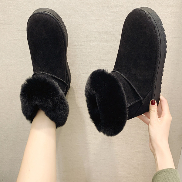 Modern női csizma puha béléssel és lapos talppal, négy színben