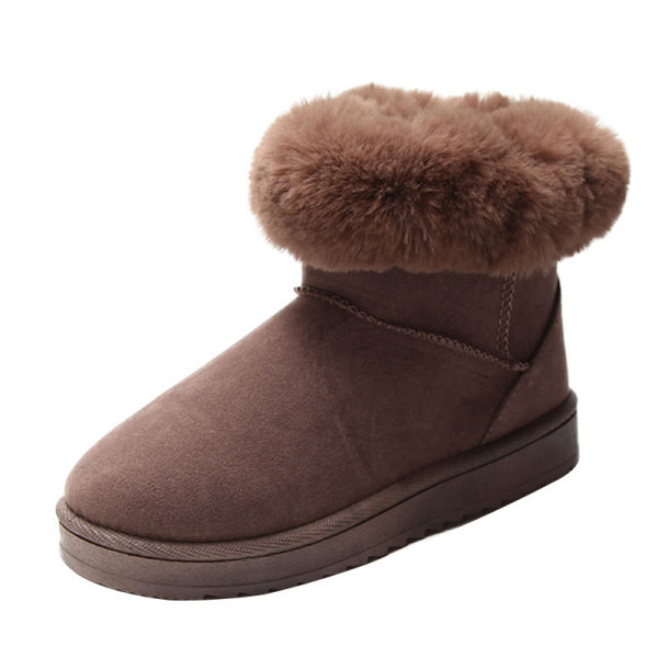 Modern női csizma puha béléssel és lapos talppal, négy színben