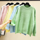 Női mindennapi téli pulóver - többféle színben