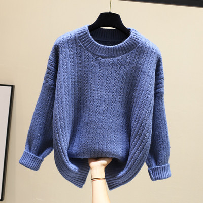 Női mindennapi téli pulóver - többféle színben