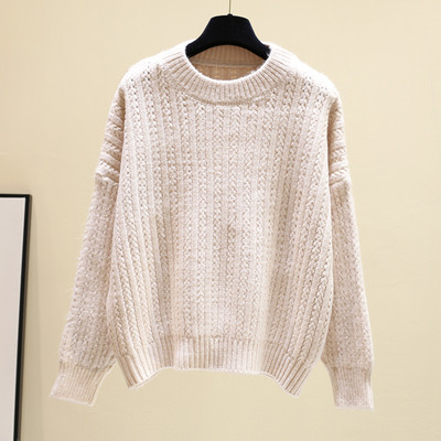 Női mindennapi téli pulóver - többféle színben