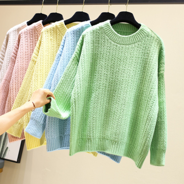 Női mindennapi téli pulóver - többféle színben