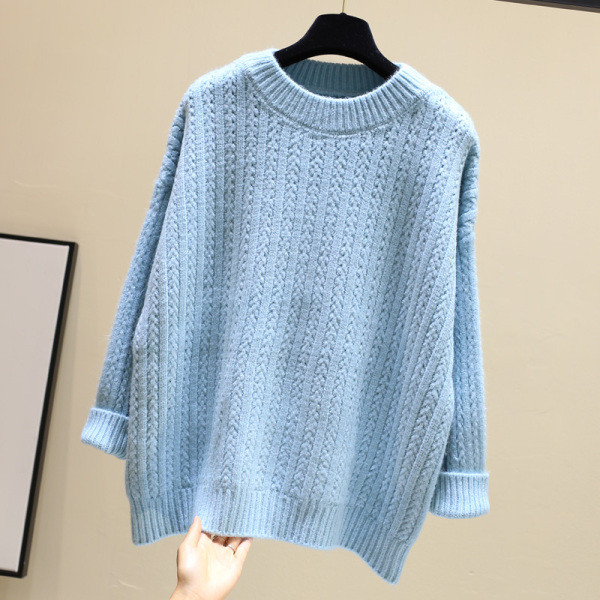 Női mindennapi téli pulóver - többféle színben