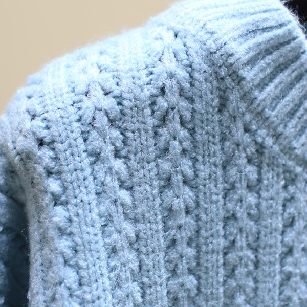 Női mindennapi téli pulóver - többféle színben