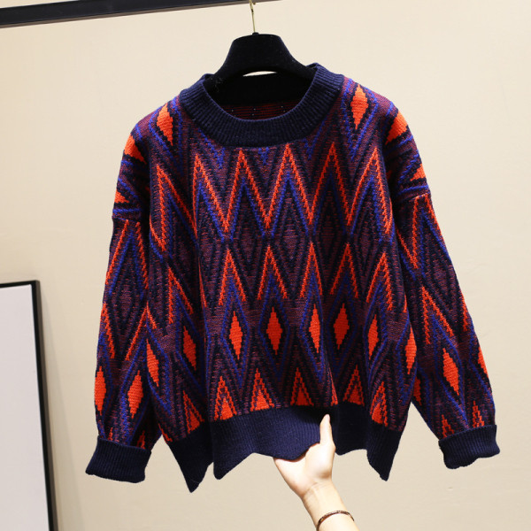 Χειμερινό γυναικείο πουλόβερ  σε δύο χρώματα