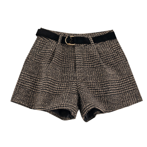 Női rövidnadrág három színben, magas derékkal és övvel