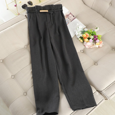 Κομψά γυναικεία παντελόνια με ζώνη σε τρία χρώματα