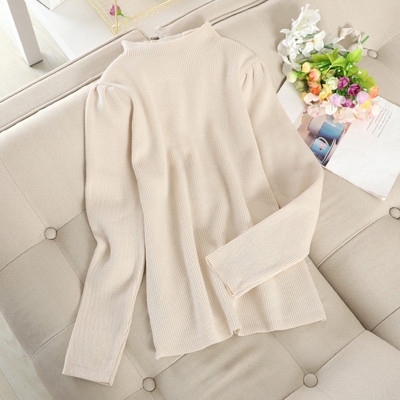 Μοντέρνο γυναικείο πουλόβερ  με χαμηλό γιακά σε τέσσερα χρώματα